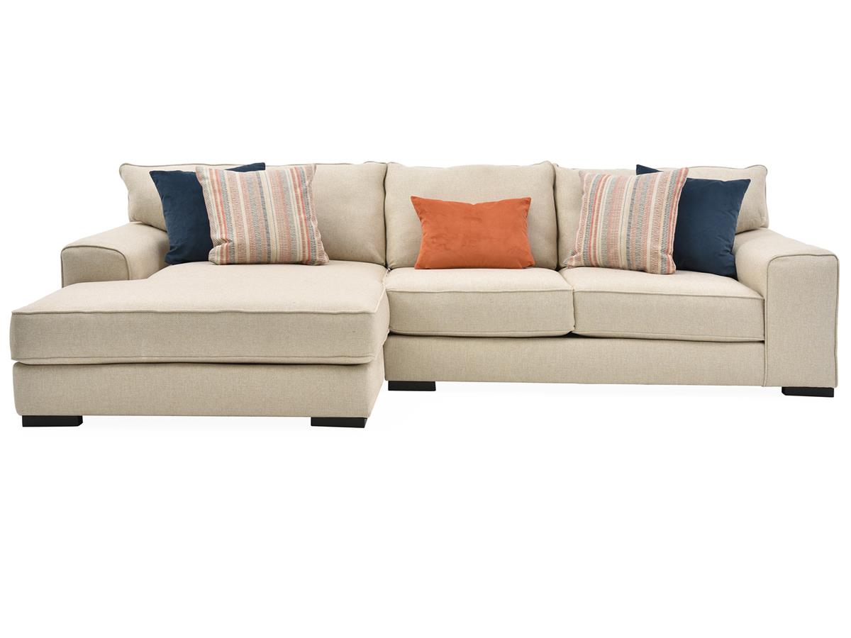Whitaker Two-Piece Sofa with Chaise, Left Chaise